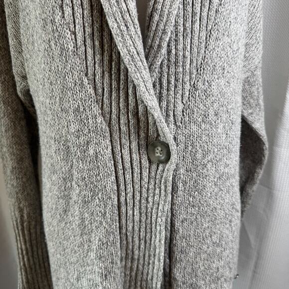 Eddie Bauer Sleepwear Open Front Beige Size XS/S Petite Cardigan Cozy Cowl Neck - Picture 5 of 8